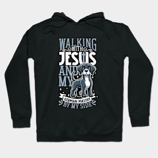 Jesus and dog - Great Dane Hoodie